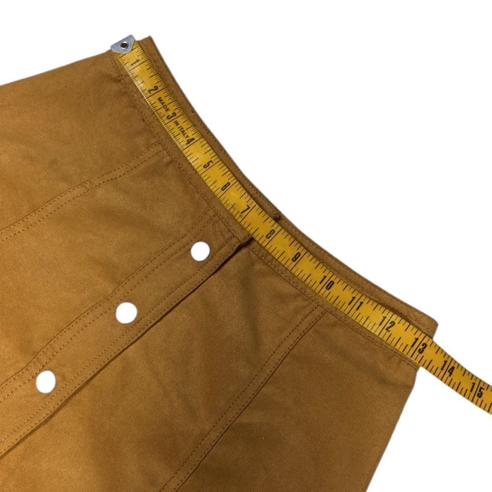 H&M Faux Suede Snap Front Skirt - Picture 10 of 10
